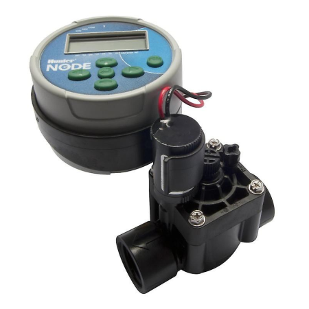 PROGRAMADOR DE  PARA ARQUETA HUNTER NODE-100 VALVE B 1 ESTACION. INCLUYE VÁLVULA HUNTER PGV-101G