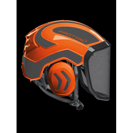 CASCO PROTOS INTEGRAL ARBORIST NARANJA-GRIS.