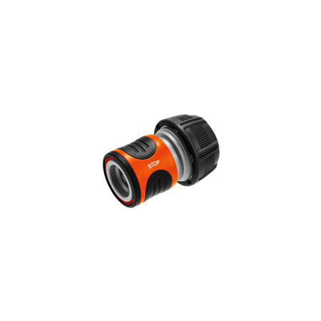 CONECTOR RÁPIDO STOP GARDENA PARA MANGUERA DE 19 MM.