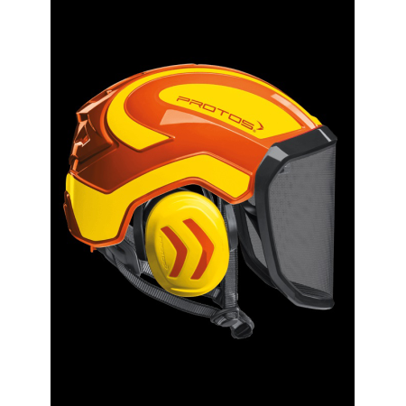 CASCO PROTOS INTEGRAL ARBORIST NARANJA-AMARILLO