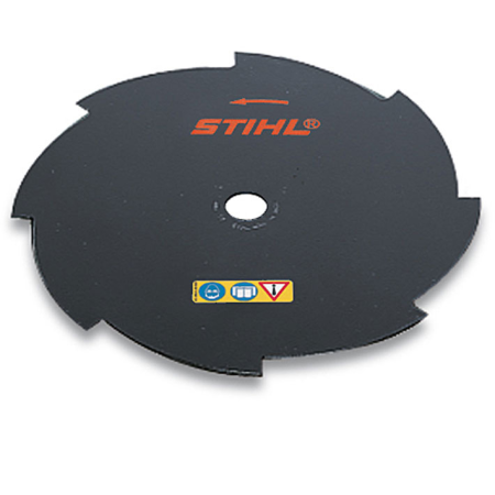 DISCO CORTAHIERBAS STIHL 8 DIENTES DIAMETRO 255 MM. / ORIFICIO INTERIOR 20 MM.