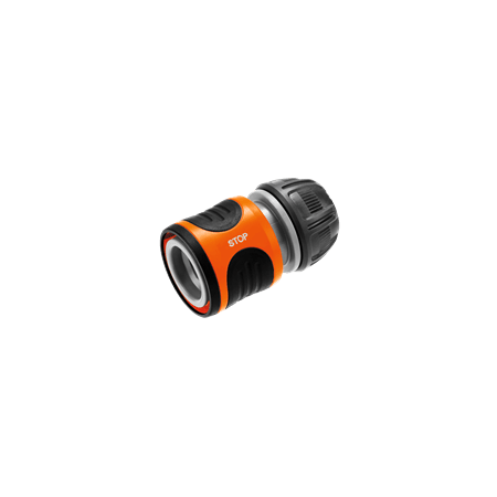 CONECTOR RÁPIDO STOP GARDENA PARA MANGURA DE 13 MM A 15 MM.