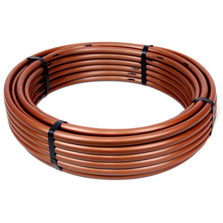 ROLLO DE 25 M. DE TUBERIA DE GOTEO CON GOTEROS INTEGRADOS ESPACIADOS A  33 CM. BD-FLEX