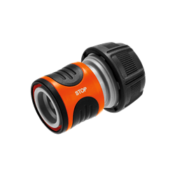 CONECTOR RÁPIDO STOP GARDENA PARA MANGUERA DE 19 MM.