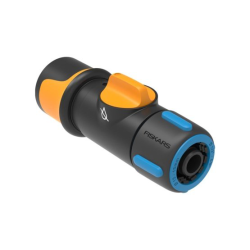 CONECTOR DE MANGUERA CON GRIFO FISKARS PARA MANGUERA DE 13 A 15 MM.