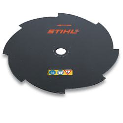 DISCO CORTAHIERBAS STIHL 8 DIENTES  DIAMETRO 230 MM. / ORIFICIO INTERIOR 25.4 MM.