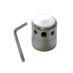 CABEZAL ALUMINIO C/AGUJERO LATERAL