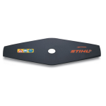 DISCO CORTAHIERBAS STIHL 2 DIENTES DIAMETRO 230 MM. ORIFICIO INTERIOR 25,4 MM.