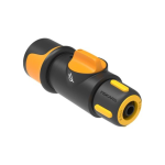 CONECTOR DE MANGUERA CON GRIFO FISKARS PARA MANGUERA DE 9 MM.