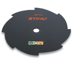 DISCO CORTAHIERBAS STIHL 8 DIENTES DIAMETRO 255 MM. / ORIFICIO INTERIOR 20 MM.